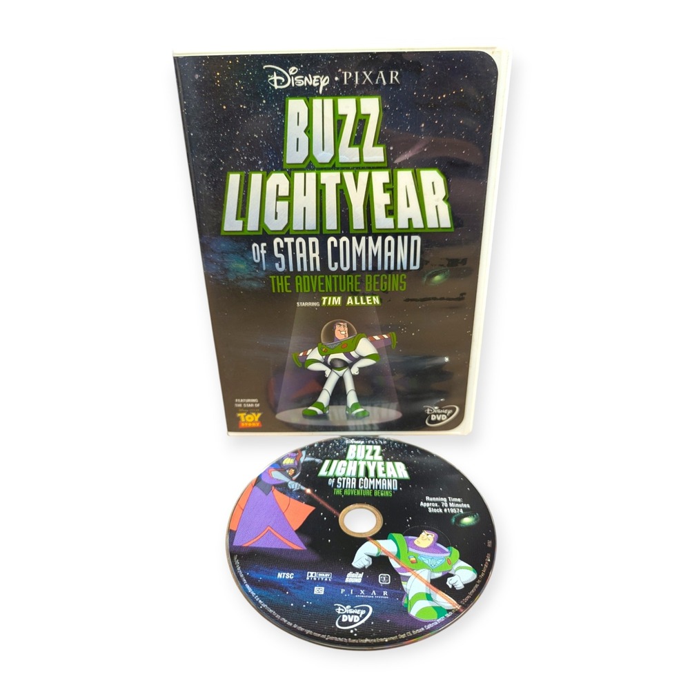Disney Pixar Buzz Lightyear of Star Command The Adventure Begins DVD Tim Allen